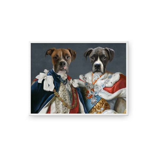 Crown and Paw - Poster The Rulers - Custom Pet Poster 8.3" x 11.7" / White