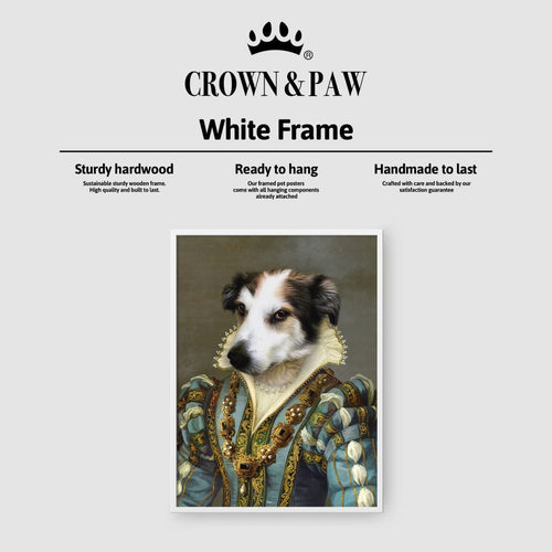 Crown and Paw - Poster The Sapphire Queen - Custom Pet Poster