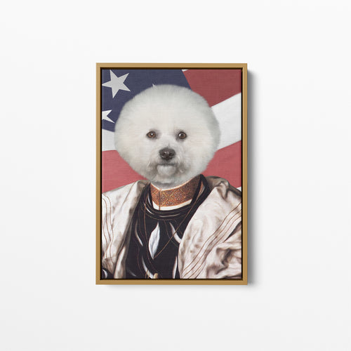 The Savant - USA Flag Edition - Custom Pet Canvas