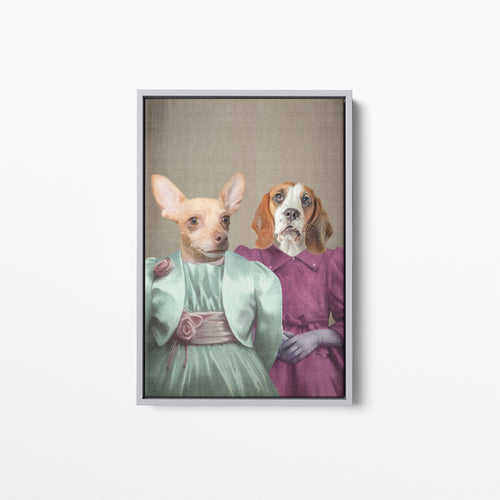 The Sisters - Custom Pet Canvas