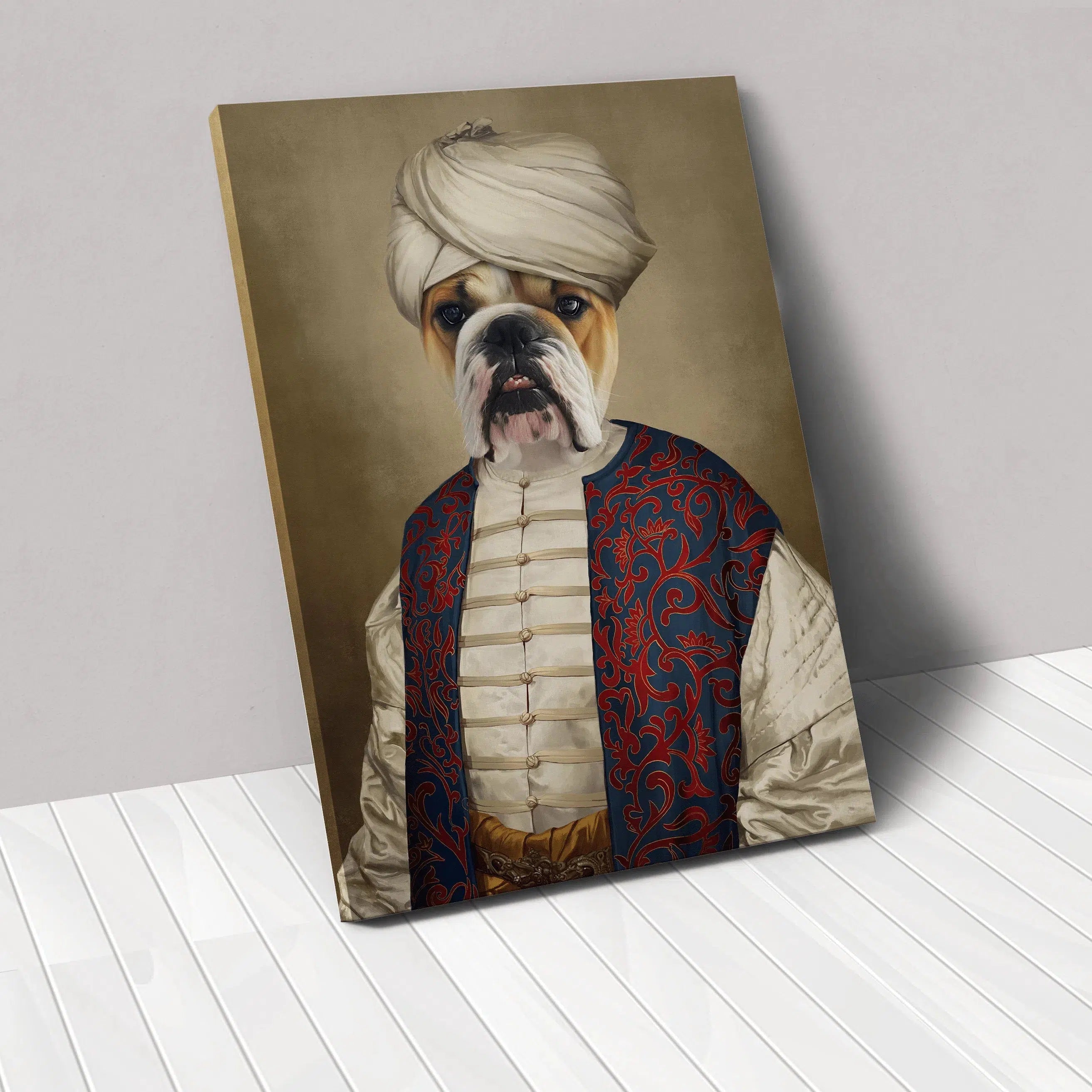 Crown and Paw - Canvas The Sultan - Custom Pet Canvas