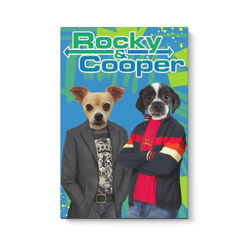 Crown and Paw - Canvas The Teenage Step Brothers - Custom Pet Canvas