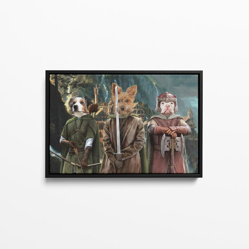 The Three Pawtectors - Custom Pet Canvas