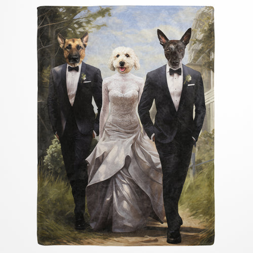 The Wedding - Custom Pet Blanket