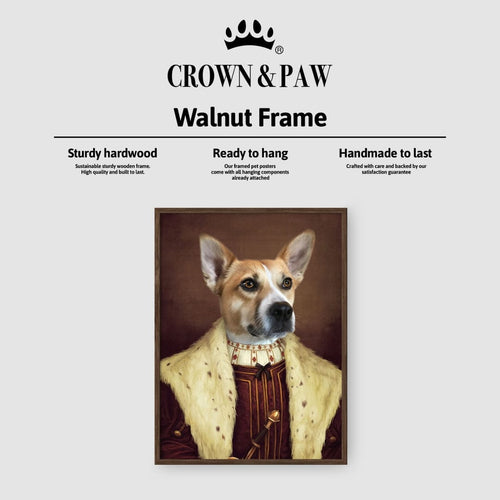 Crown and Paw - Poster The Young King - Custom Pet Poster