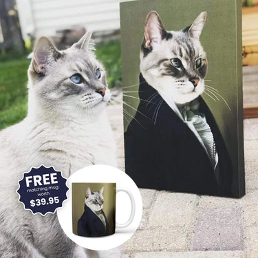 The Ambassador - Custom Pet Canvas