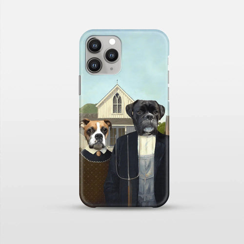Crown and Paw - Phone Case The American Gothic - Custom Pet Phone Case