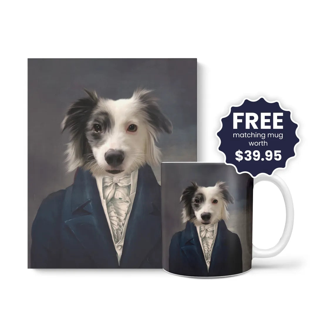 The Aristocrat - Custom Pet Canvas