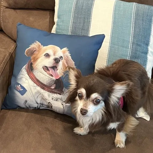 The Astronaut - Custom Throw Pillow