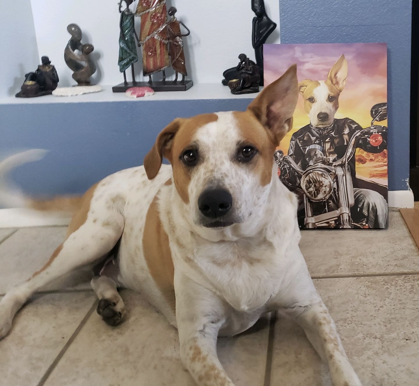 The Biker - Custom Pet Canvas