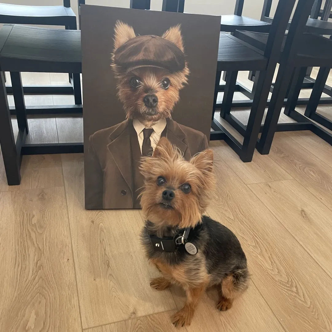 The British Gangster - Custom Pet Canvas