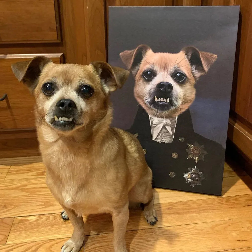 The Captain - Custom Pet Canvas