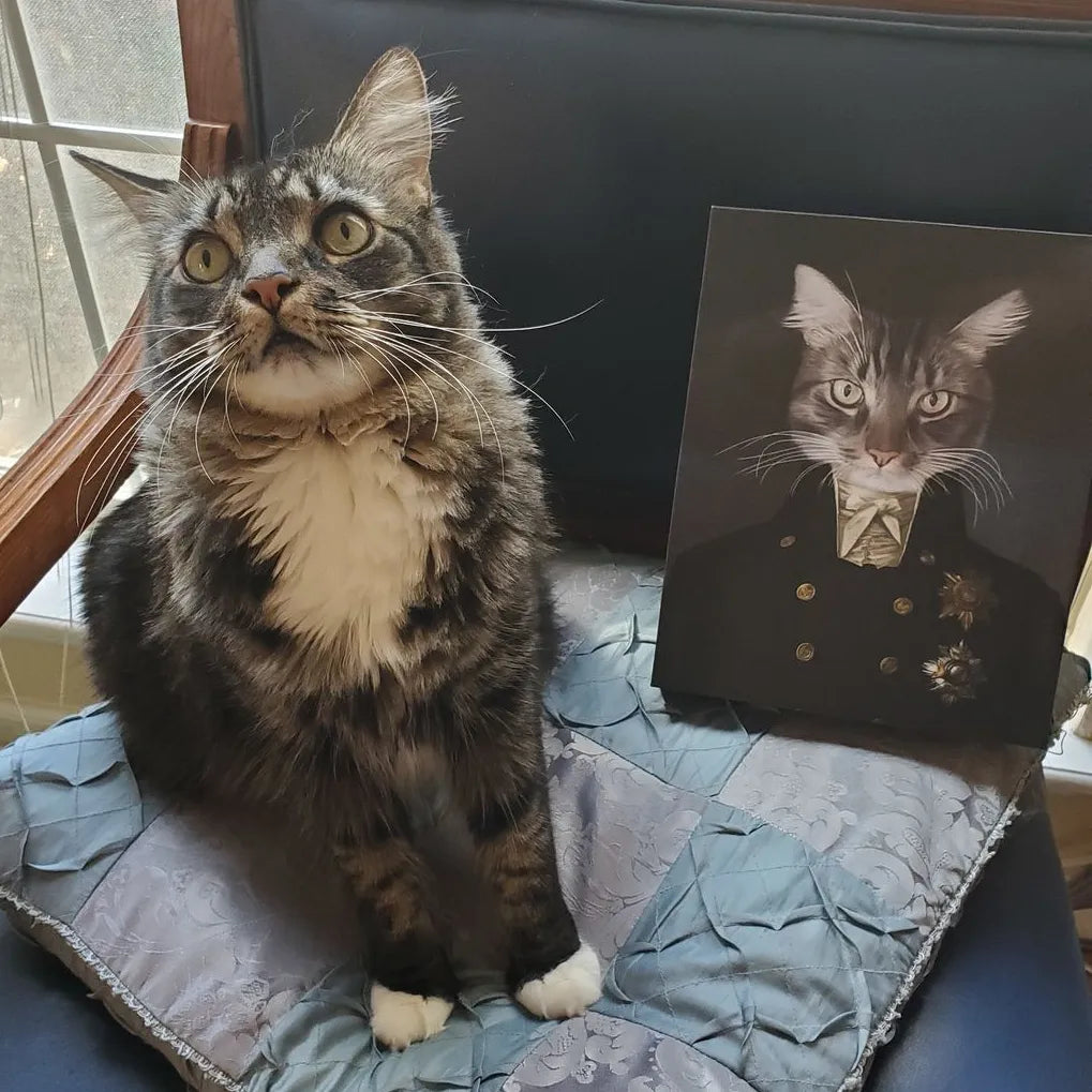 The Captain - Custom Pet Canvas