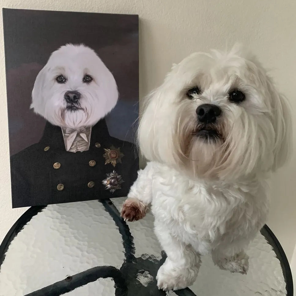 The Captain - Custom Pet Canvas