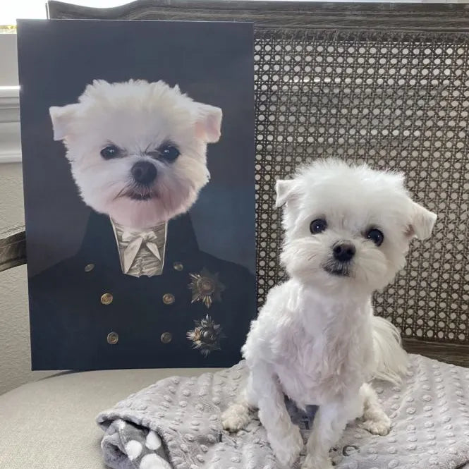 The Captain - Custom Pet Canvas