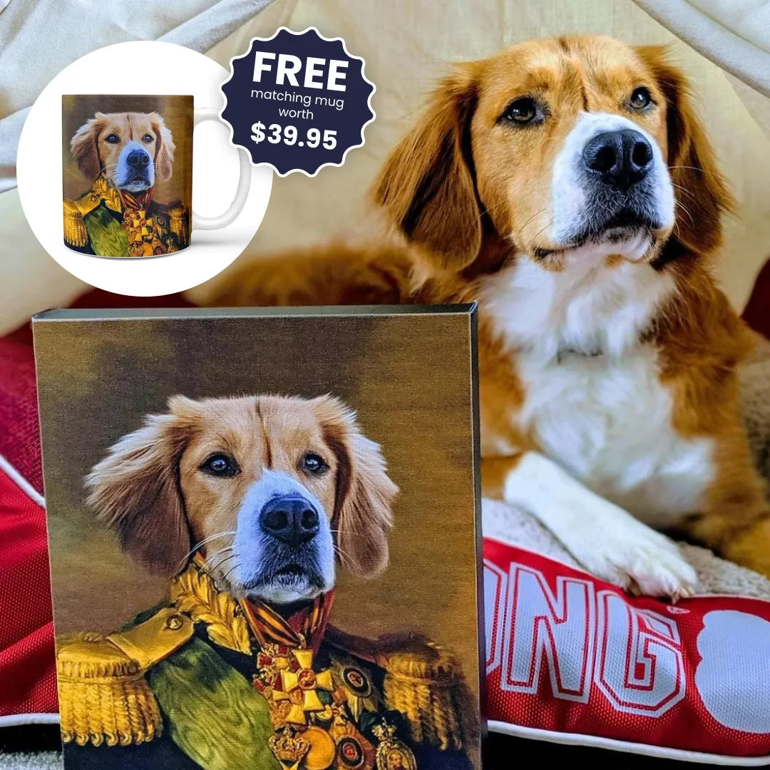 The Colonel - Custom Pet Canvas