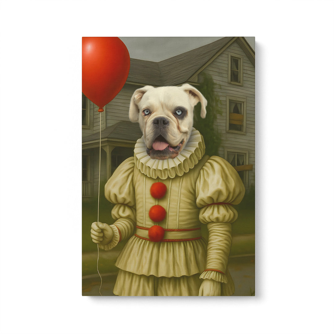The Dancing Clown - Custom Pet Canvas