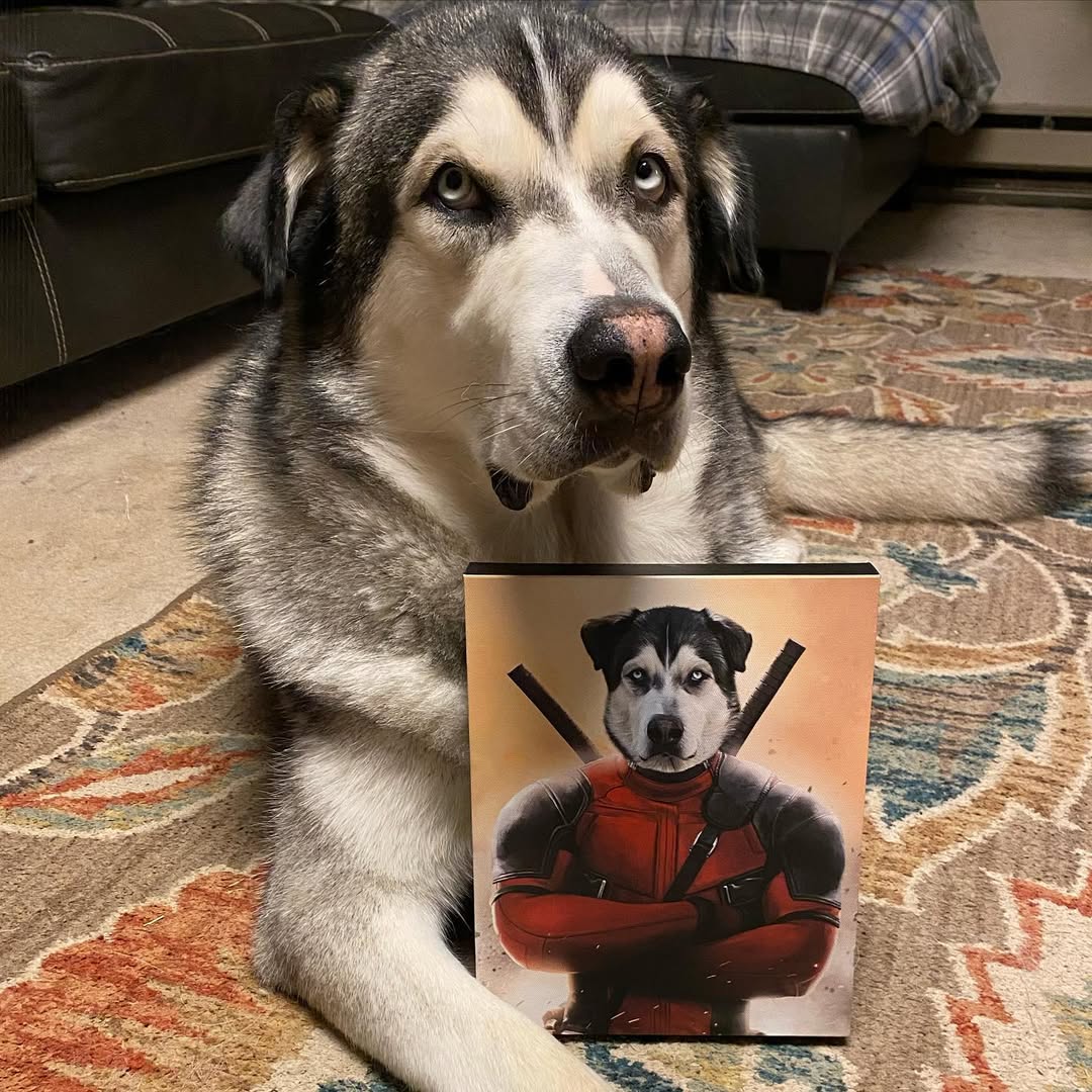 The Deadpawl - Custom Pet Canvas