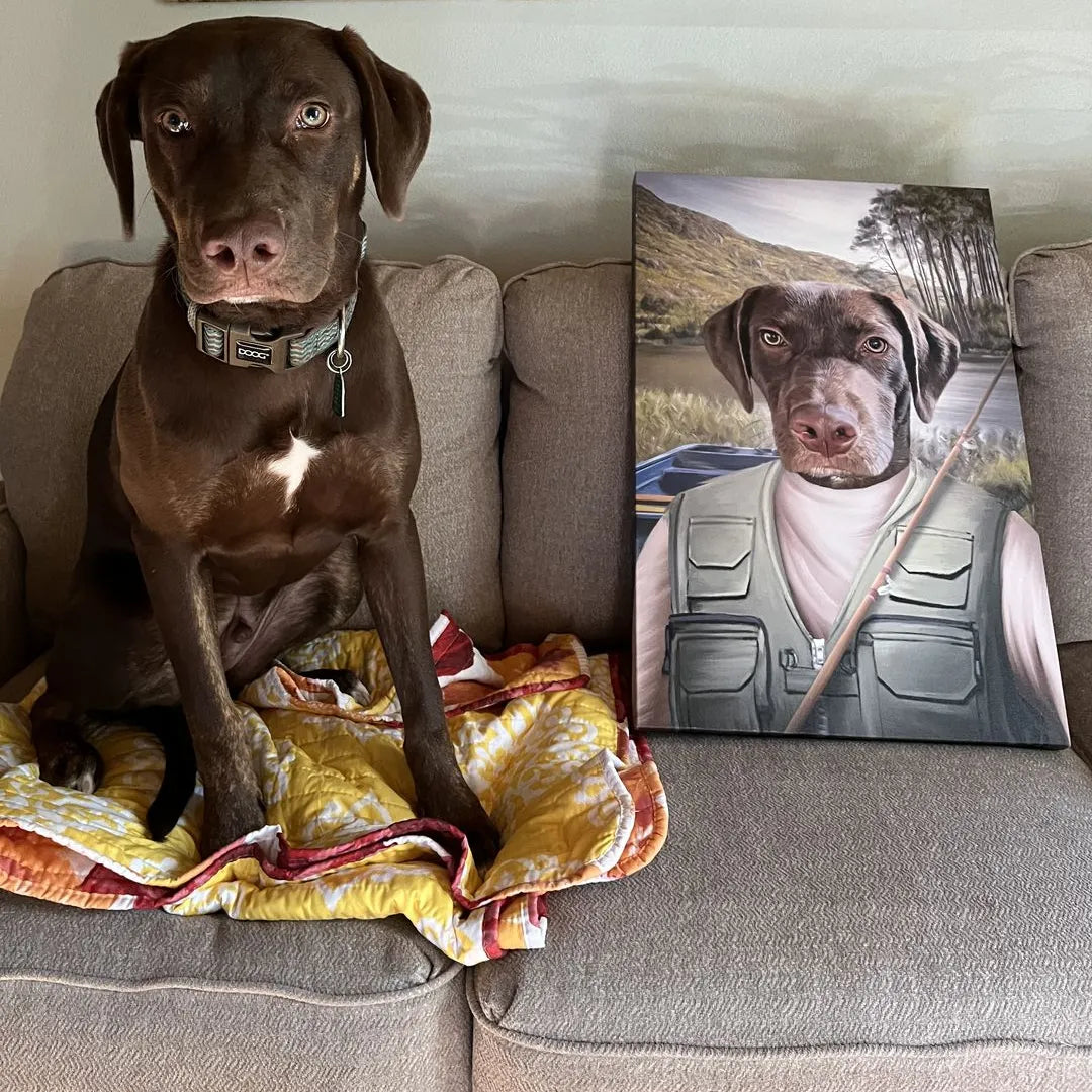 The Fisherman - Custom Pet Canvas