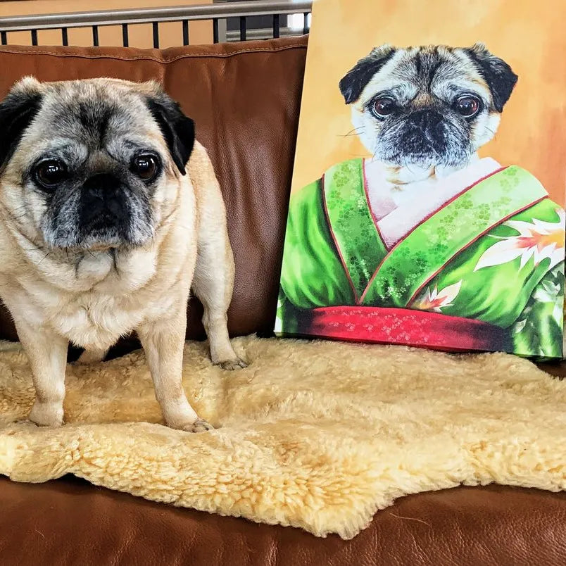 The Geisha - Custom Pet Canvas