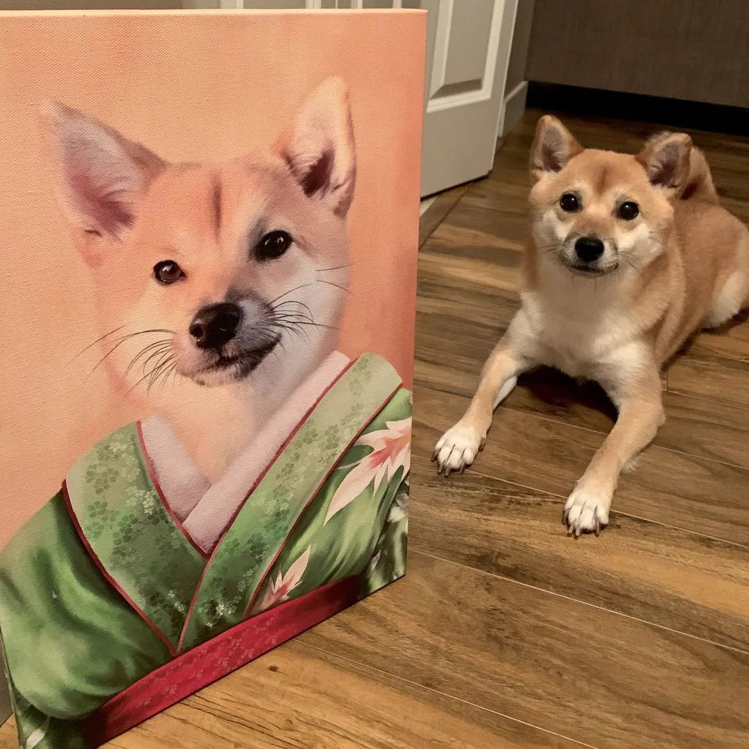 The Geisha - Custom Pet Canvas