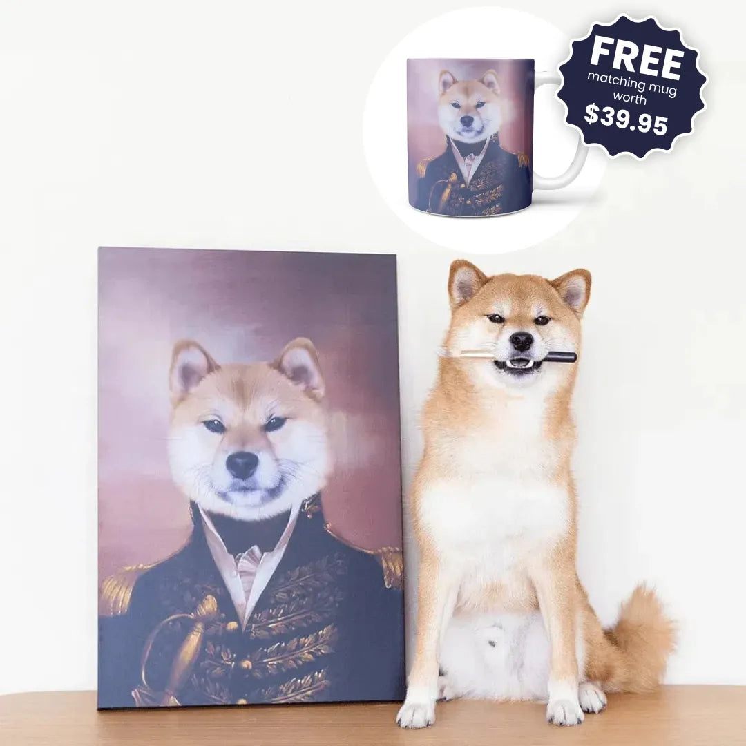 Crown & Paw Custom Pet Portrait