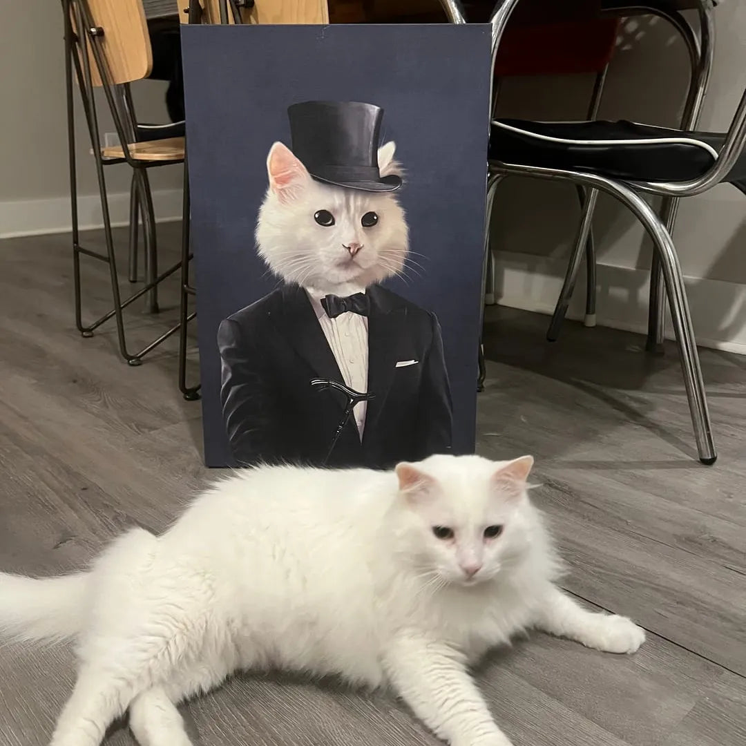 The Gentleman - Custom Pet Canvas