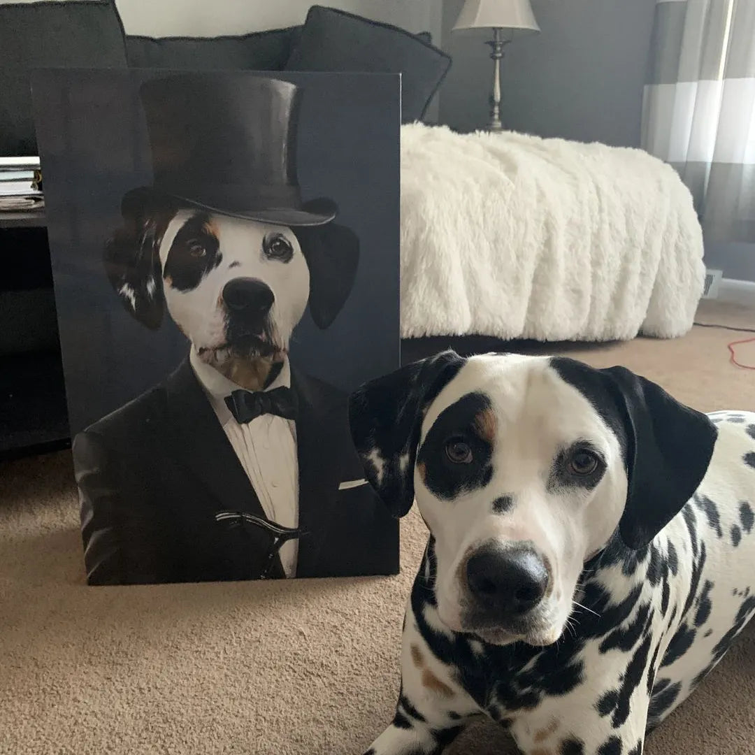 The Gentleman - Custom Pet Canvas