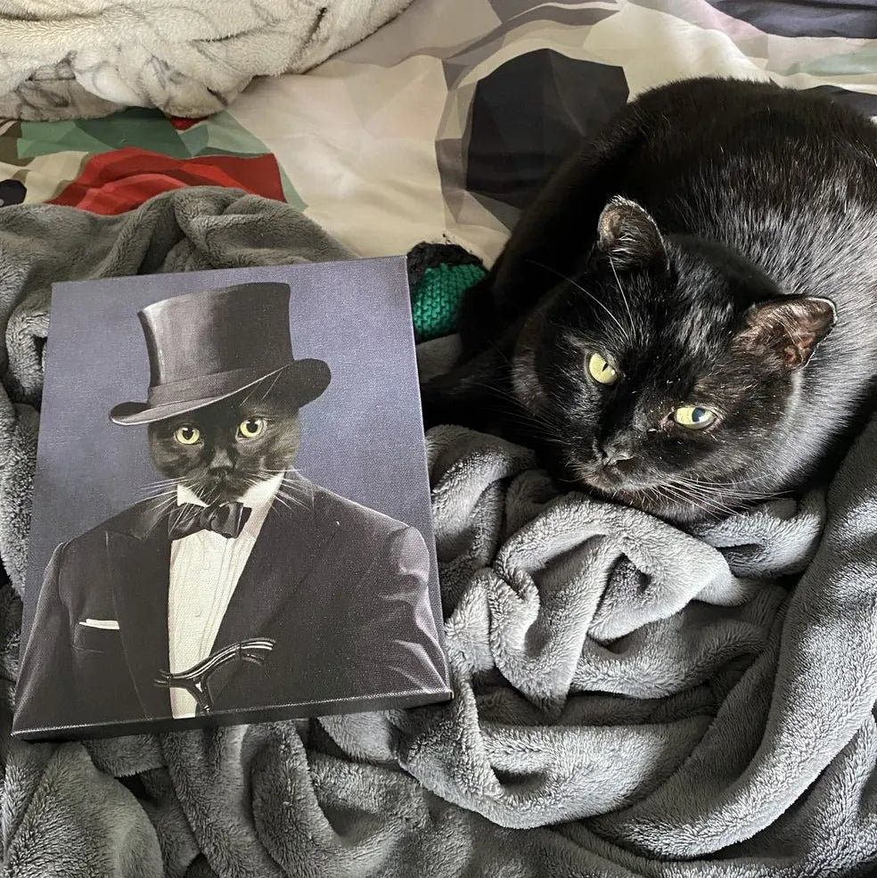 The Gentleman - Custom Pet Canvas