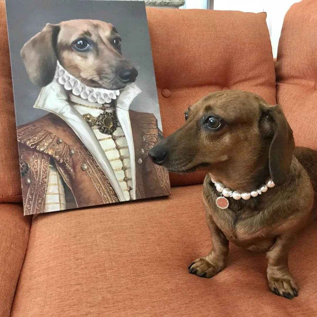 The Golden Princess - Custom Pet Canvas