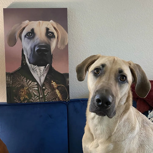 The Green General - Custom Pet Canvas