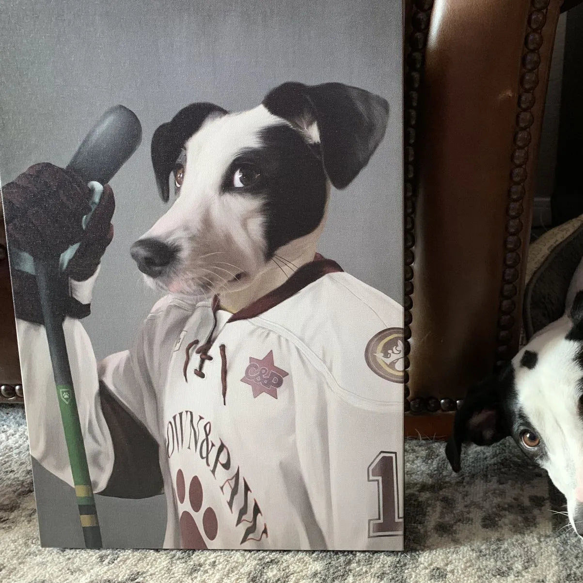 The Ice Hockey Player - Custom Pet Canvas