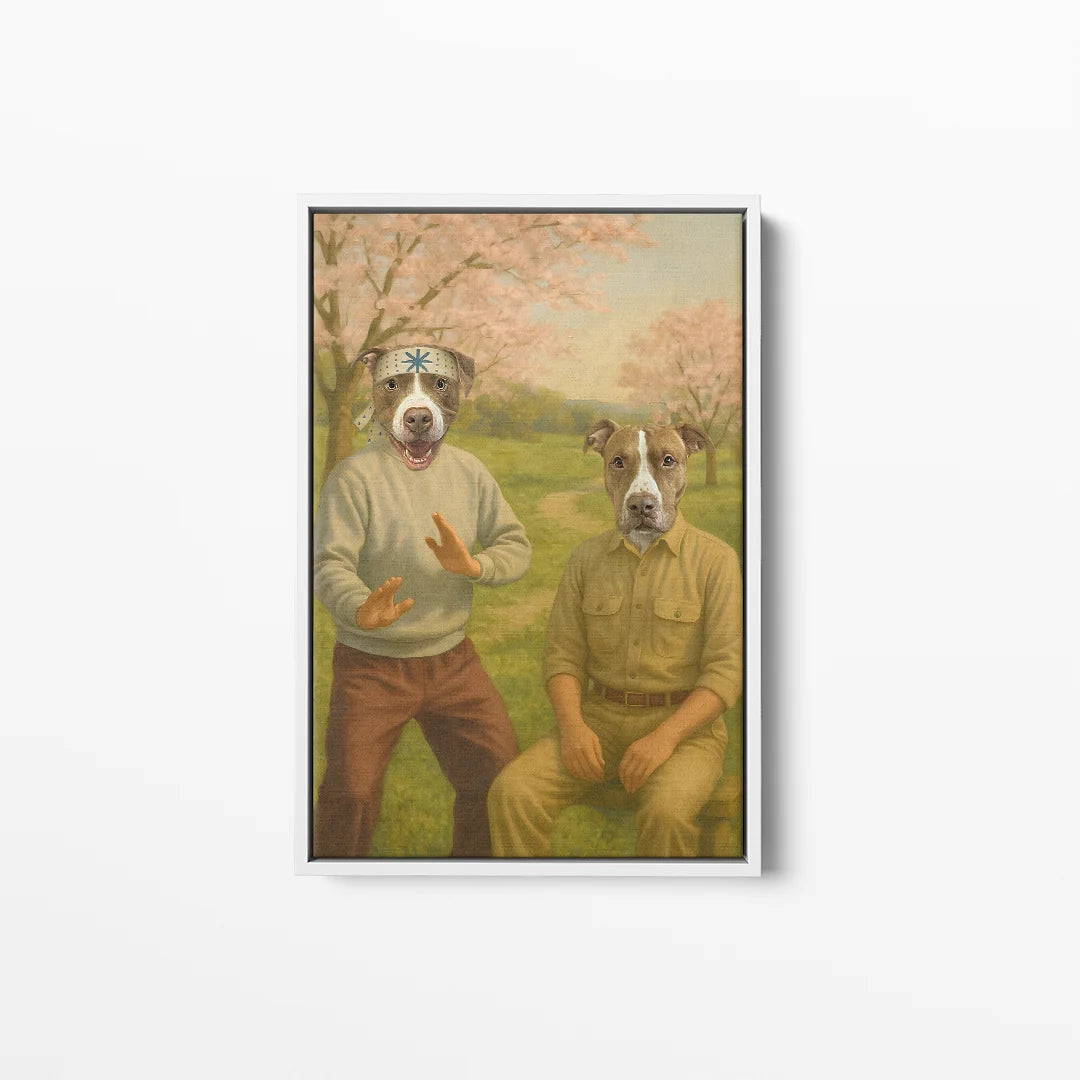 The Karate Duo - Custom Pet Canvas