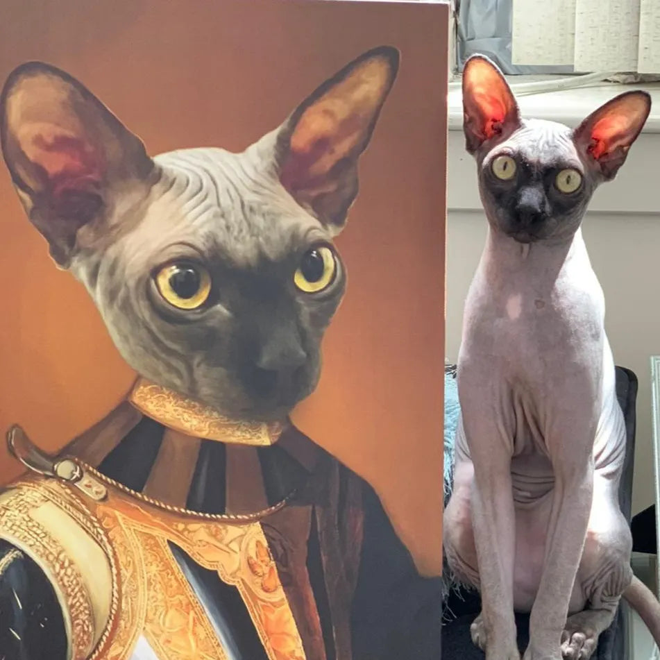 The Knight - Custom Pet Canvas