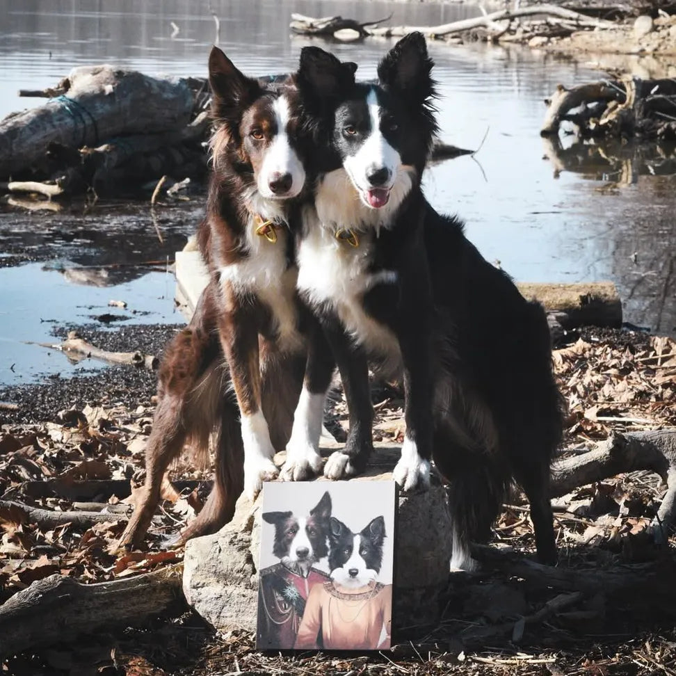 The Lord And Lady - Custom Pet Canvas