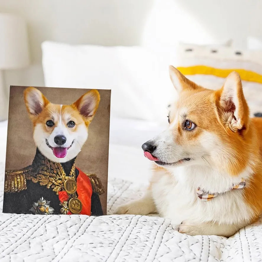 The Major - Custom Pet Canvas