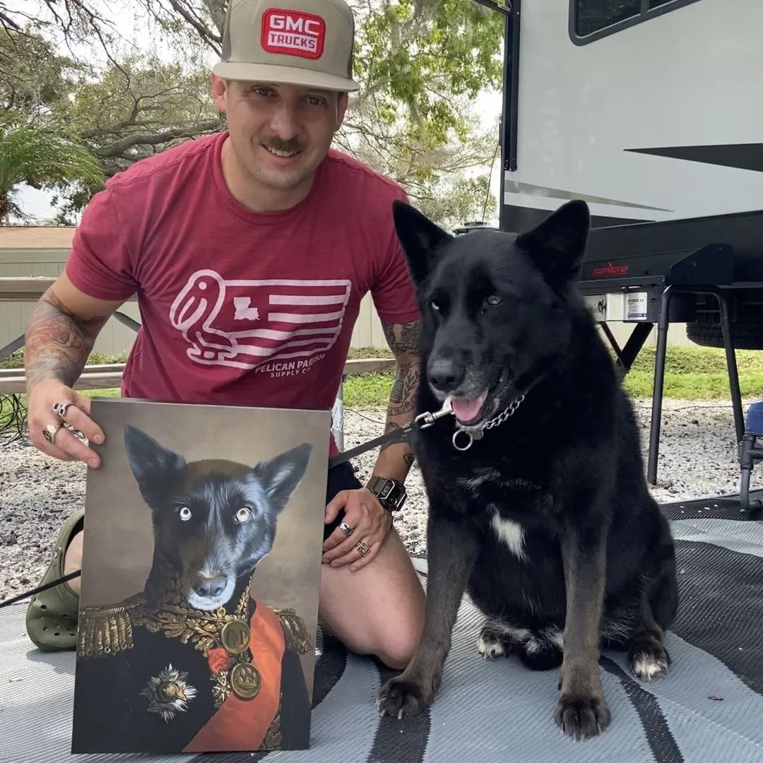 The Major - Custom Pet Canvas