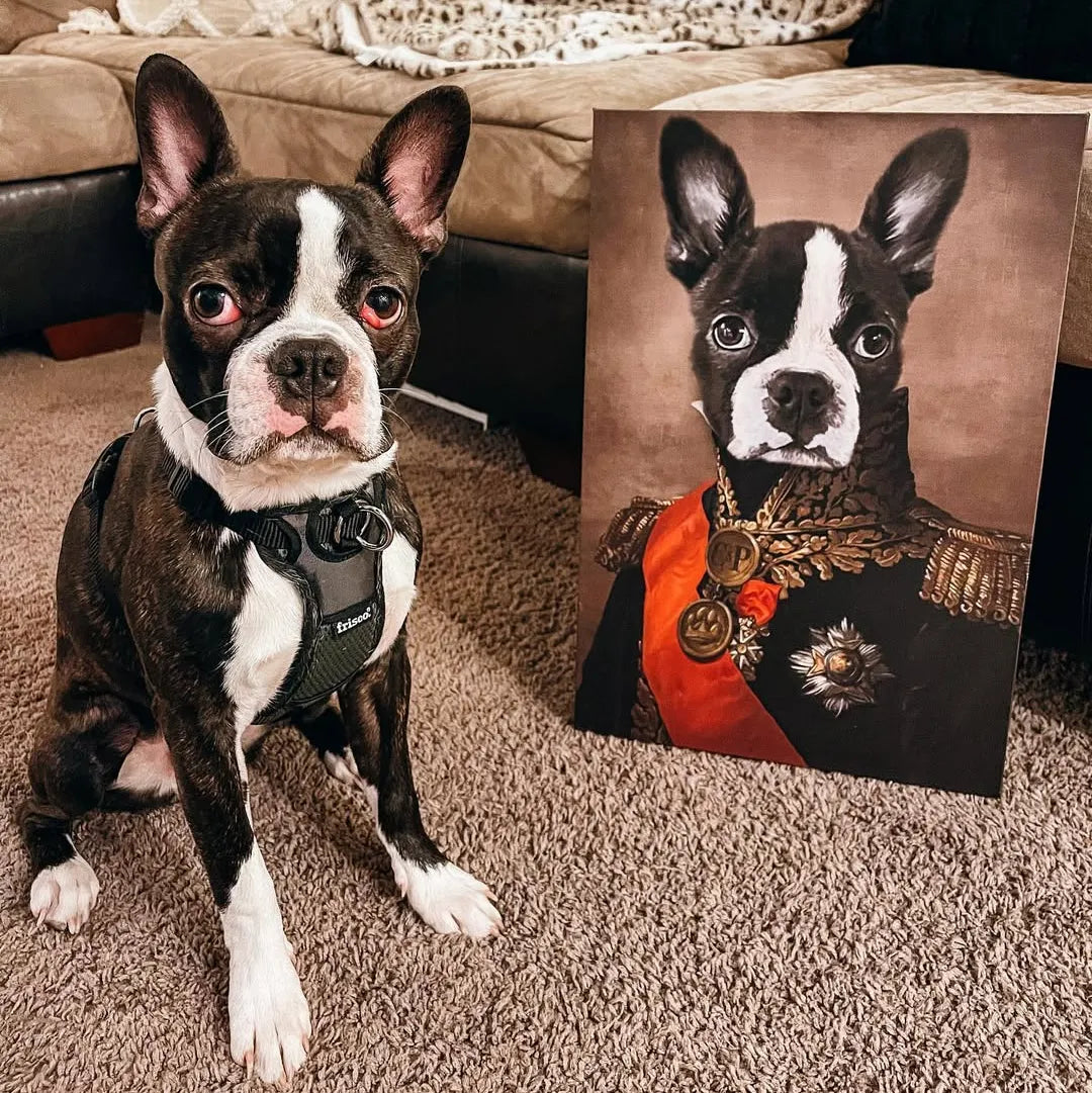 The Major - Custom Pet Canvas