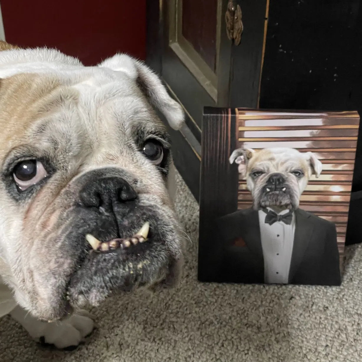 The Mobster - Custom Pet Canvas