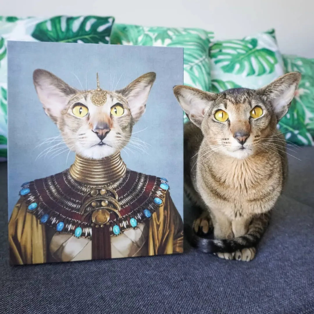 The Nubian Queen - Custom Pet Canvas