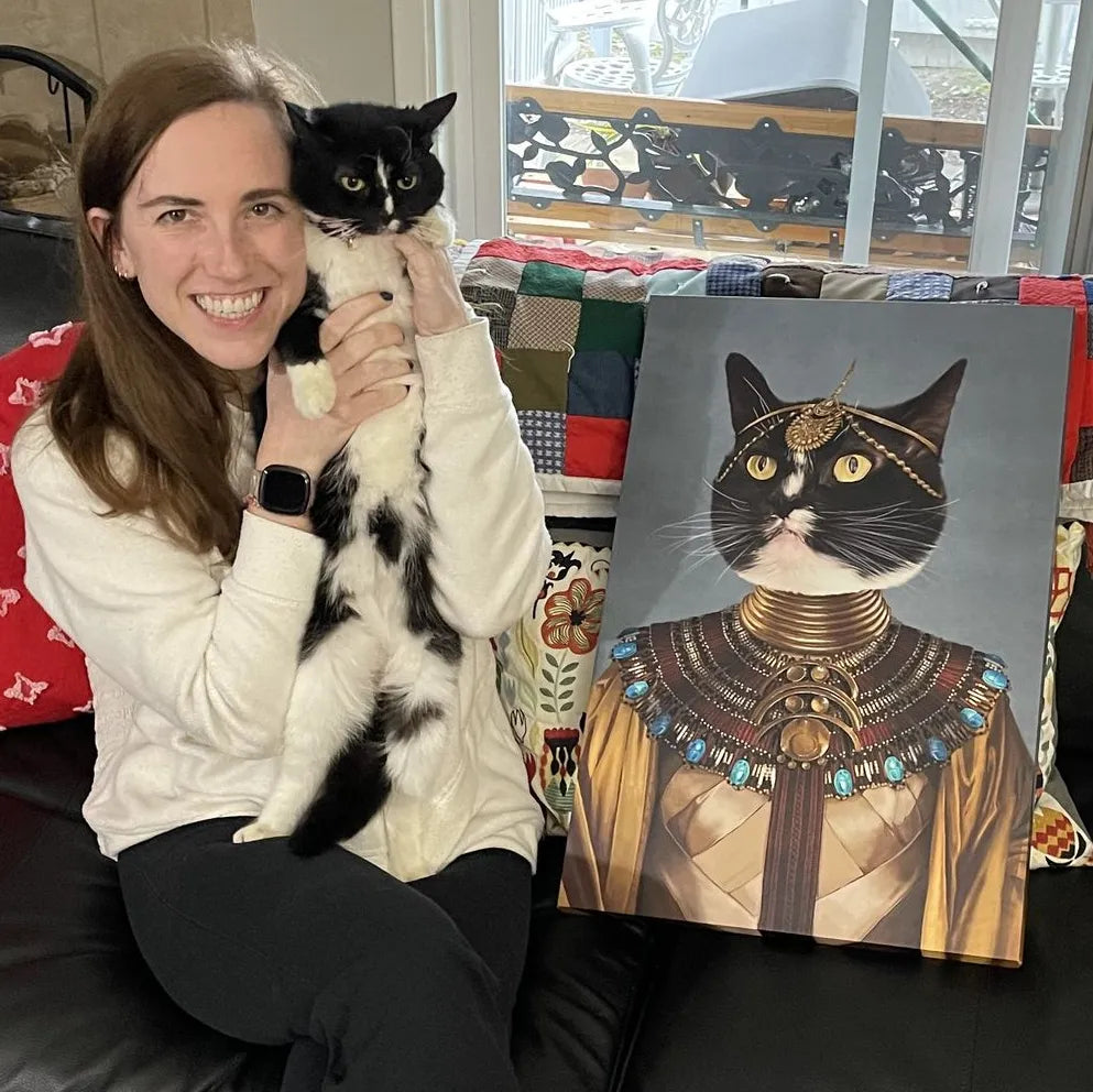 The Nubian Queen - Custom Pet Canvas