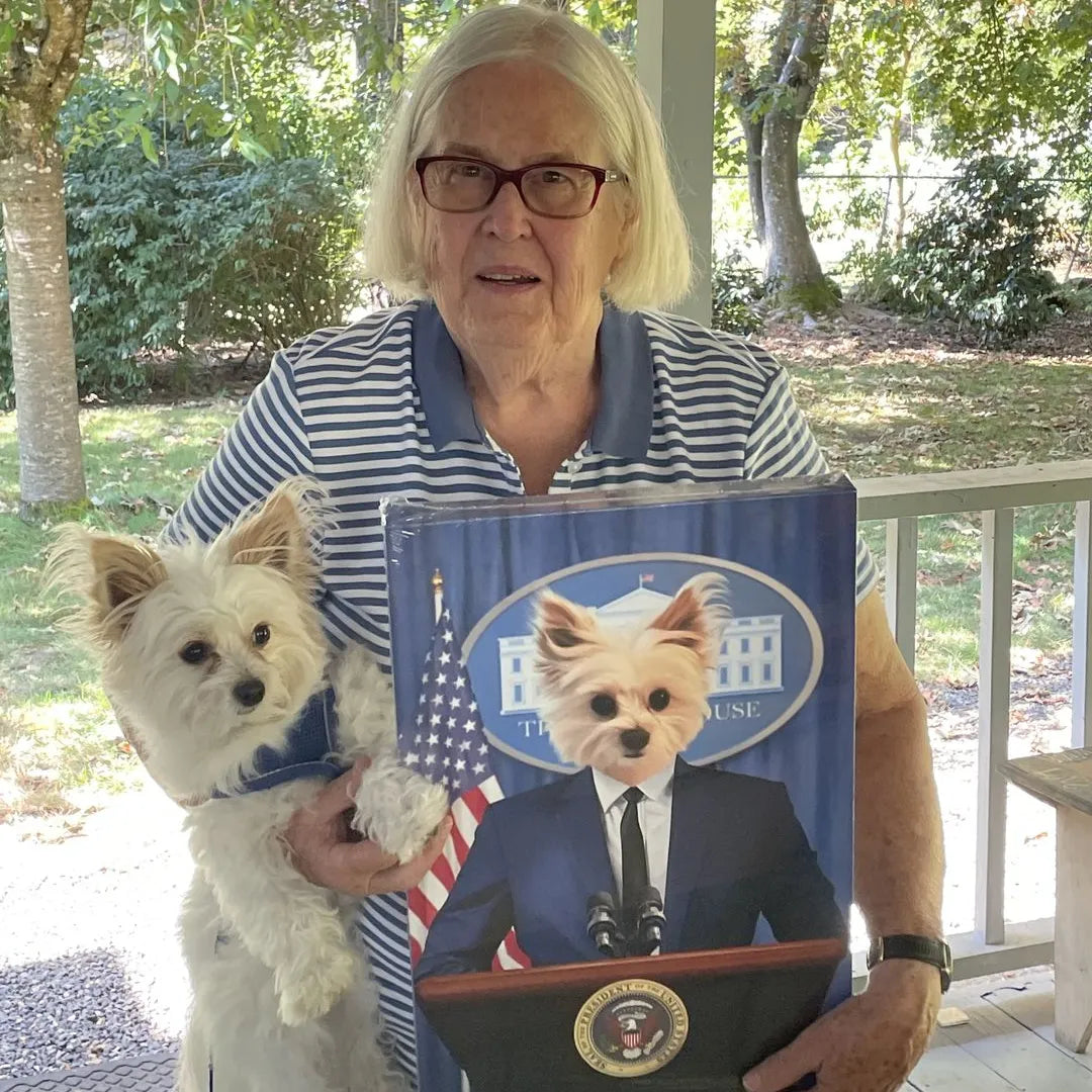 The Pawresident - Custom Pet Canvas