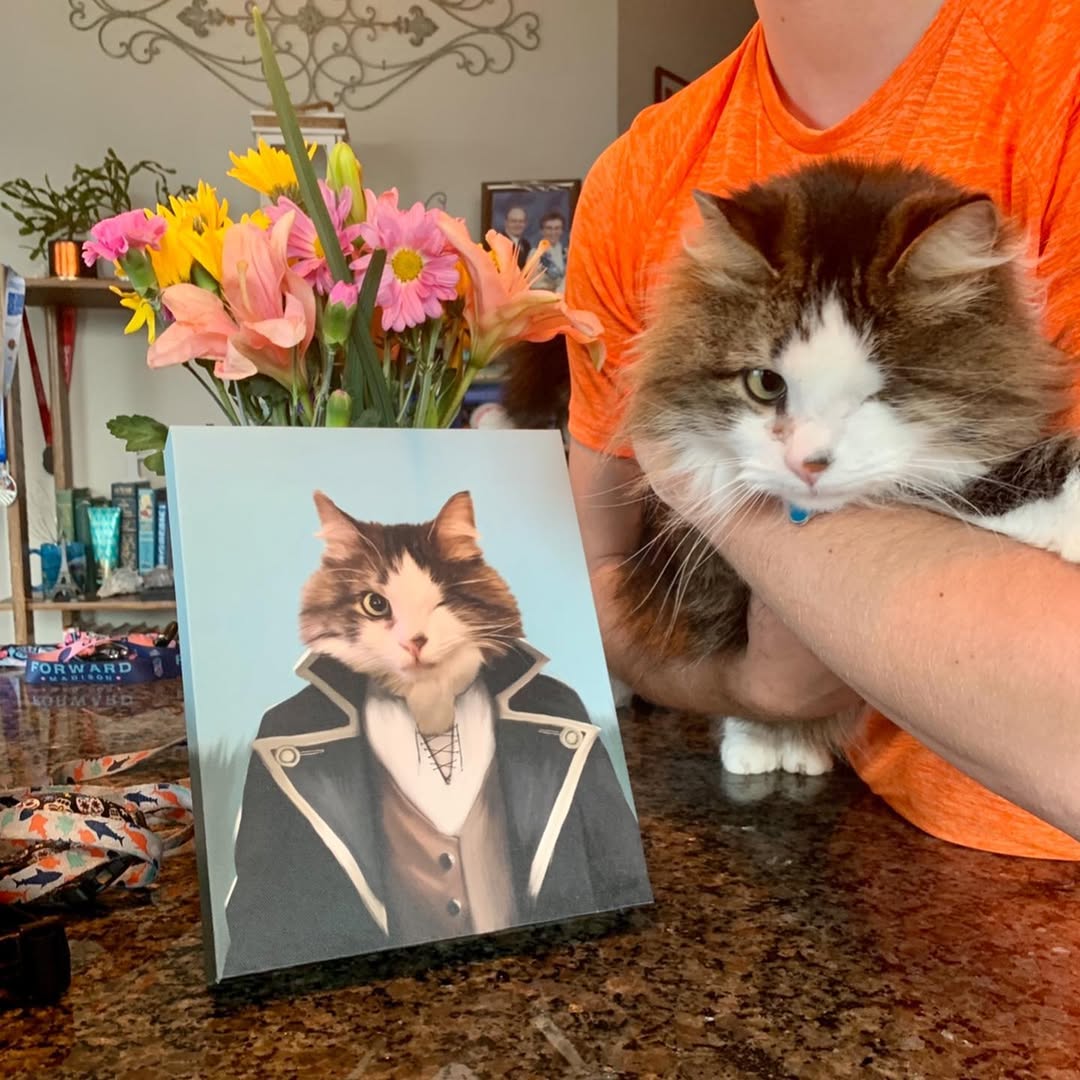 The Pirate - Custom Pet Canvas