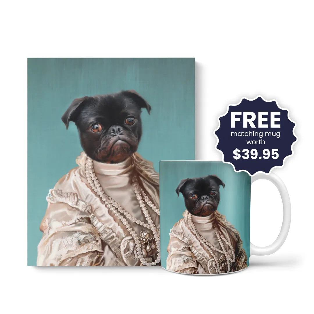 The Queen Regent - Custom Pet Canvas