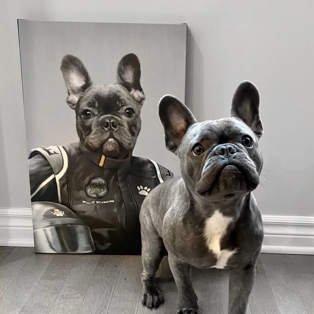 The Race Car Driver - Custom Pet Canvas