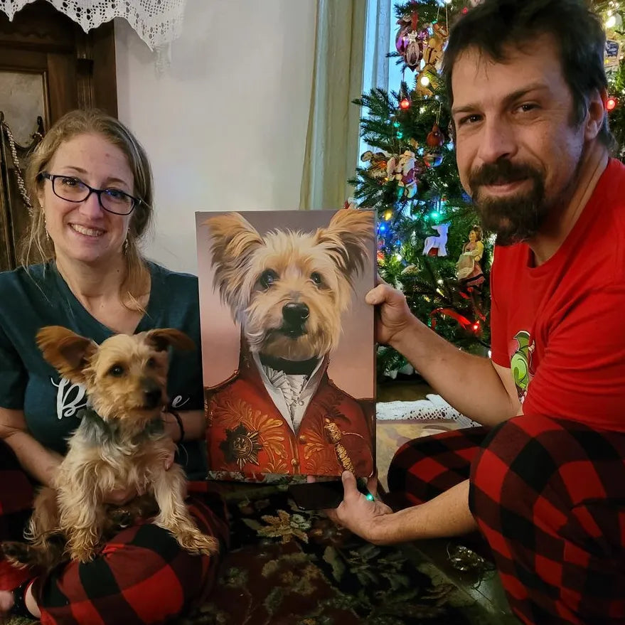 The Red General - Custom Pet Canvas