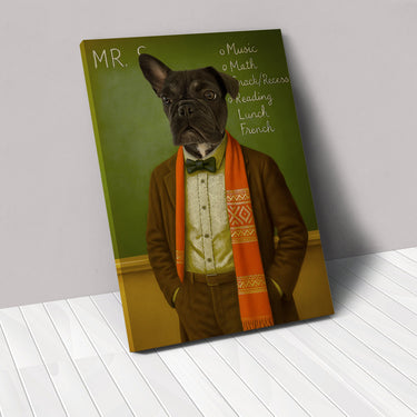 The Rock Teacher - Custom Pet Canvas