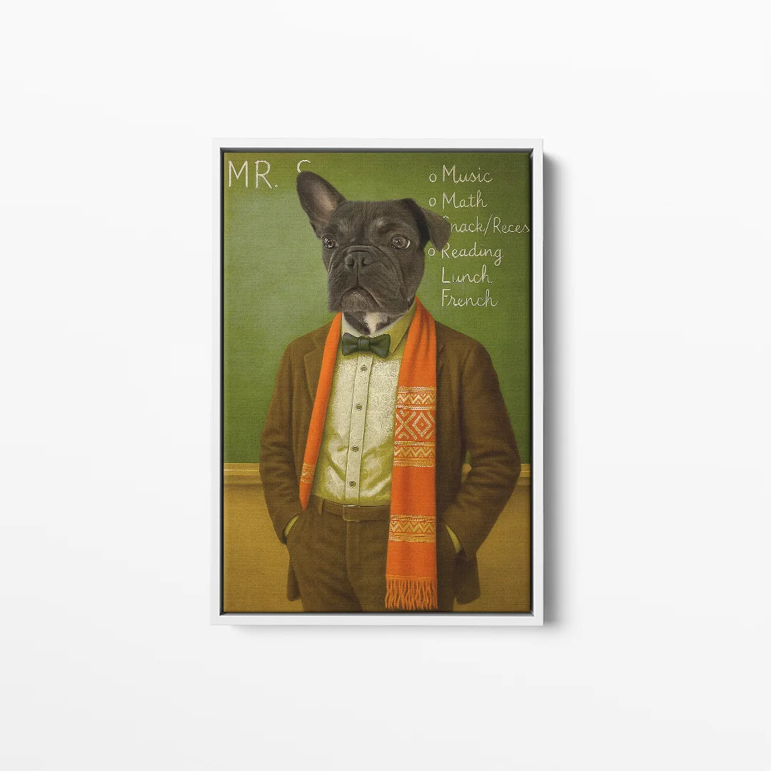 The Rock Teacher - Custom Pet Canvas