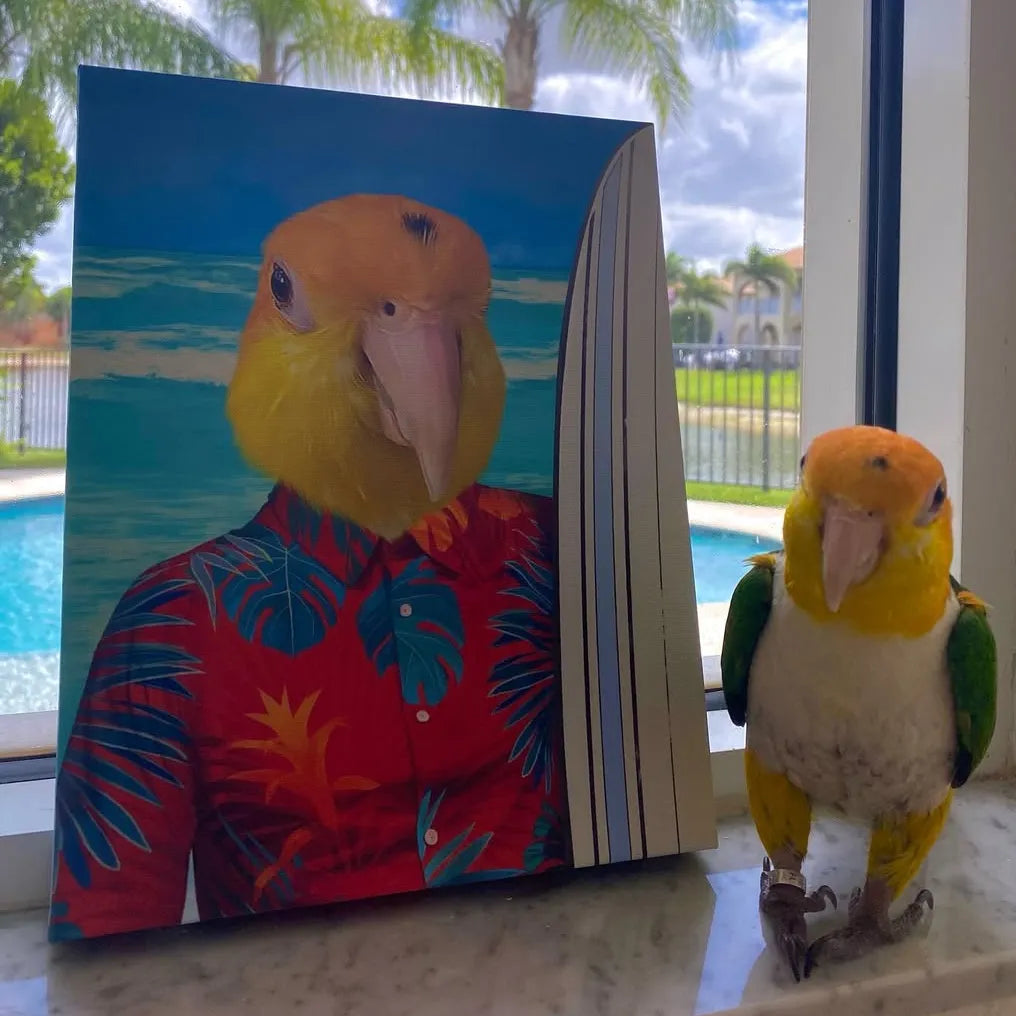 The Surfer - Custom Pet Canvas