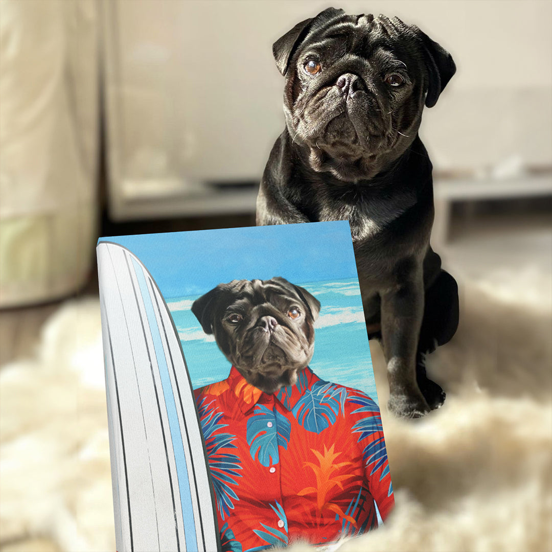 The Surfer - Custom Pet Canvas